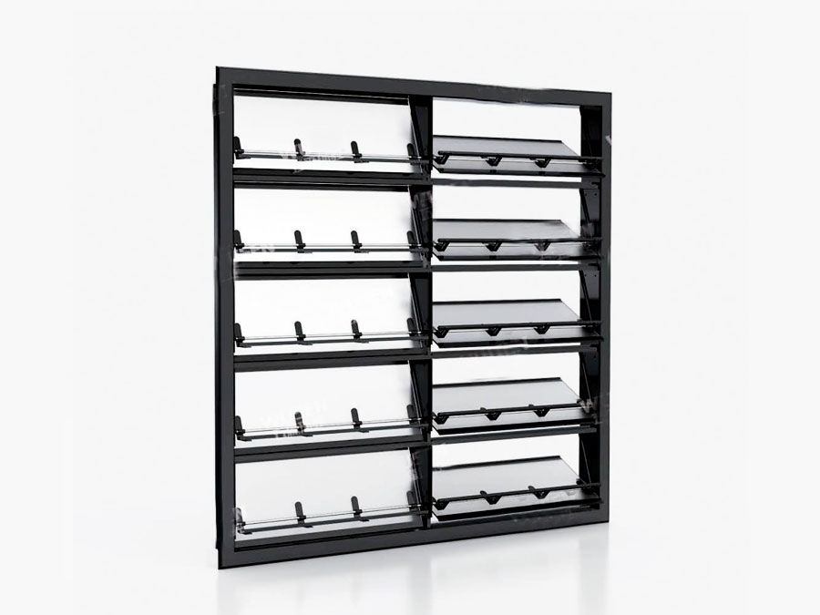 Automatic opening side-wall ventilation widow